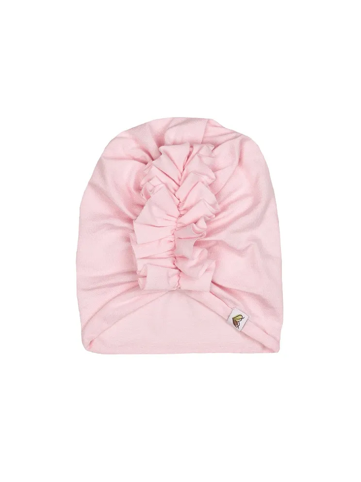 TURBAN BAMBUSOWY RÓŻOWY
