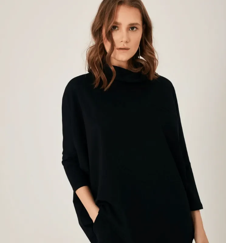 BLUZA OVERSIZE Oh!Zuza 520 czarny
