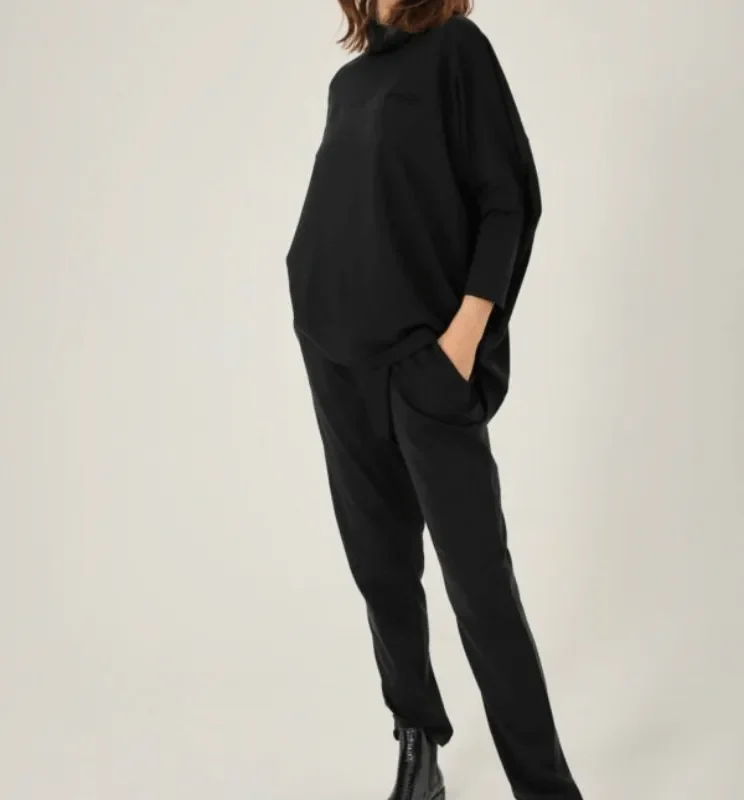 BLUZA OVERSIZE Oh!Zuza 520 czarny - obrazek 2