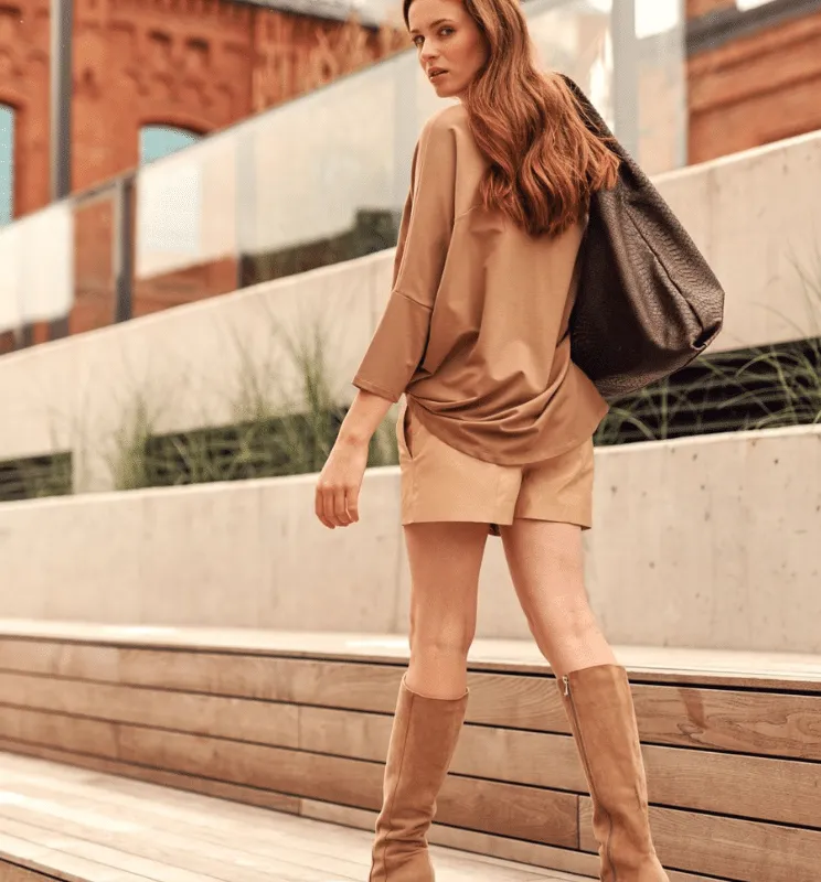 BLUZA OVERSIZE Oh!Zuza 520 camel - obrazek 6