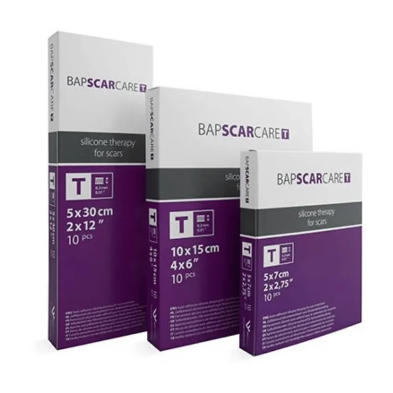 BAPSCARCARE T - 10 Opatrunków Silikonowych