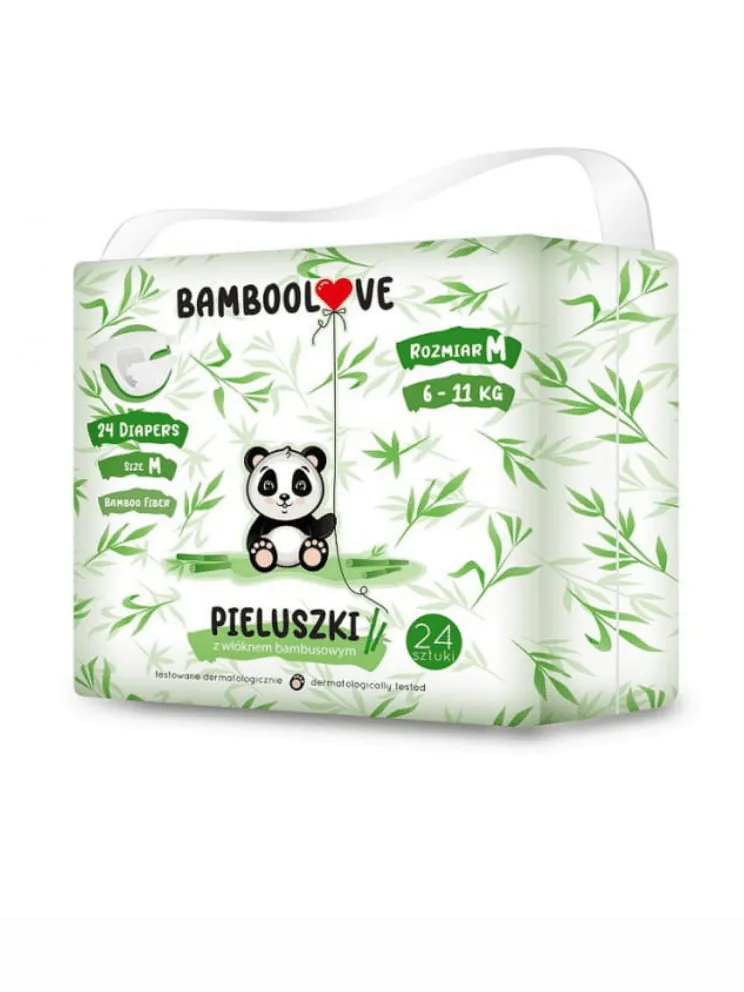 Pieluszki z włóknem bambusowym bamboolove