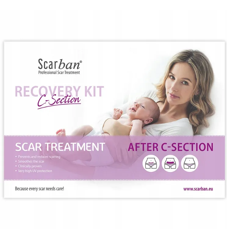 Opatrunek silikonowy na blizny SCARBAN C-Section