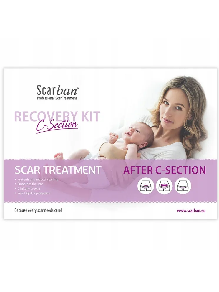 Opatrunek silikonowy na blizny SCARBAN C-Section