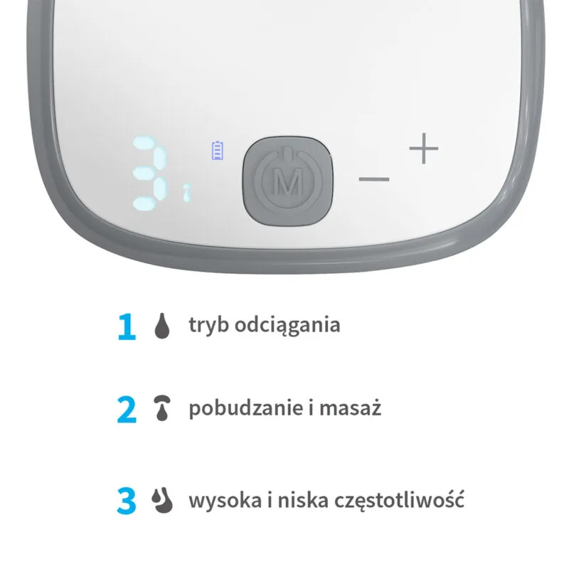 Laktator muszlowy elektryczny SHELLY Babyono - obrazek 5