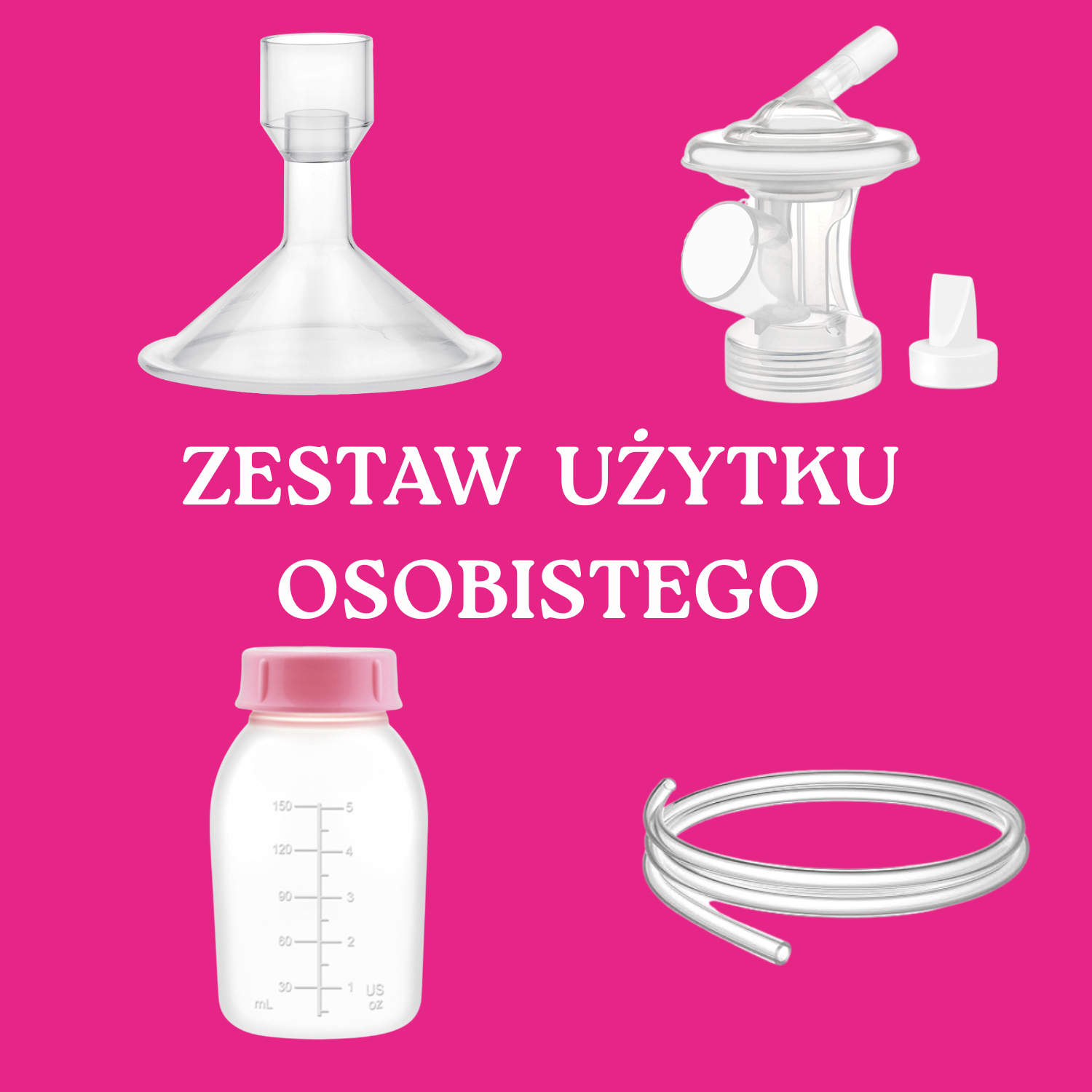 Zestaw użytku osobistego do laktatora