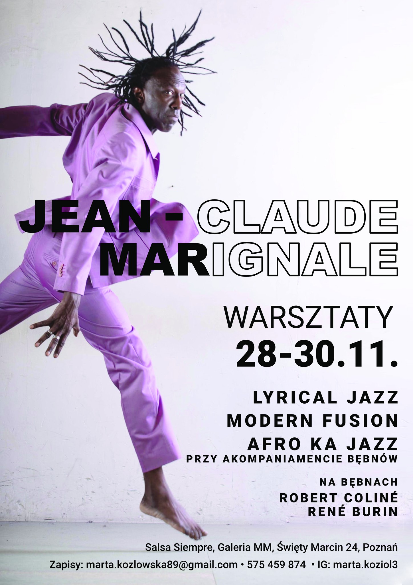 Lyrical Jazz, sobota 29.11 dla powracających uczestników