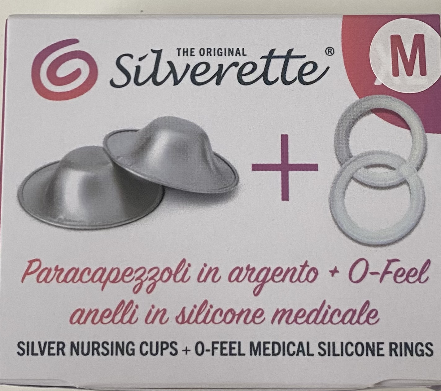 Nakładki Silverette M + pierścienie